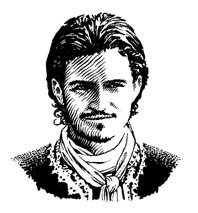 Will Turner, Pirates of the Caribbean portrait by Daniel Reeve