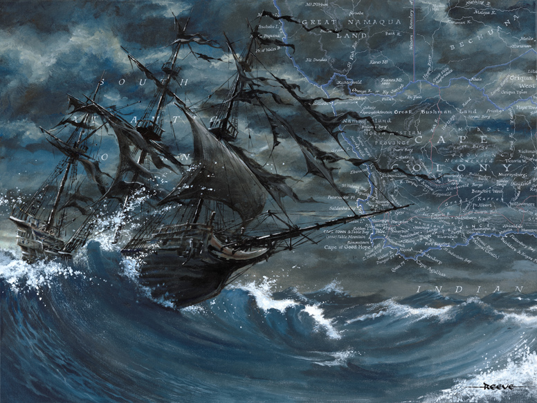 The Flying Dutchman painting by Daniel Reeve