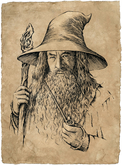 Gandalf portrait