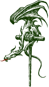 The Green Dragon logo by Daniel Reeve