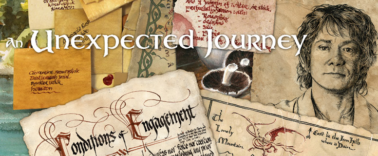 The Hobbit: An Unexpected Journey, artwork and calligraphy by Daniel Reeve